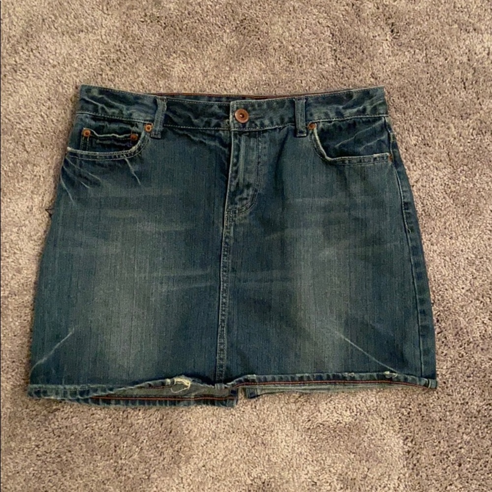 Dark Wash Jean Skirt